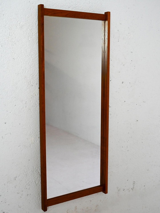 Image 1 of Vintage Scandinavian Teak Mirror from the 1960s