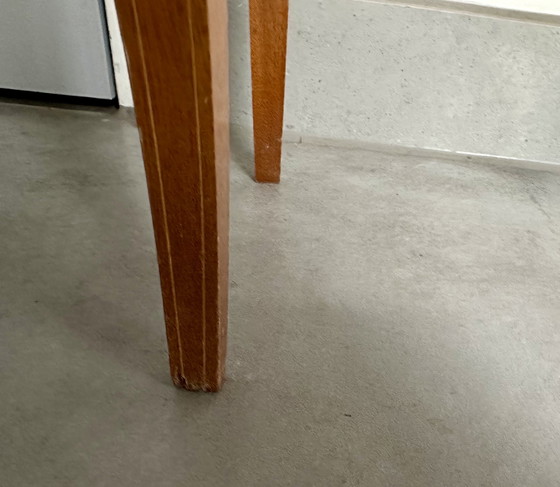 Image 1 of Vintage Italiaans tafeltje met inlegwerk en muziekdoos