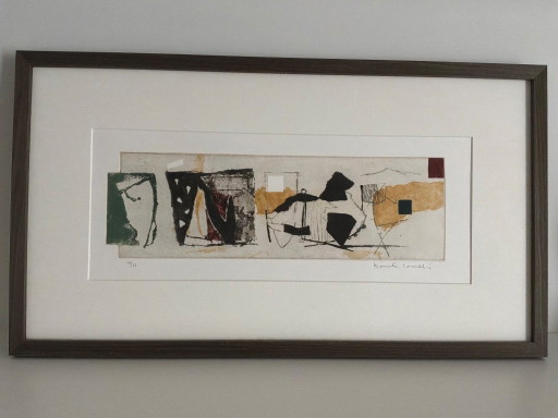 Abstract Lithograph from Belgian artist Beniti CORNELIS