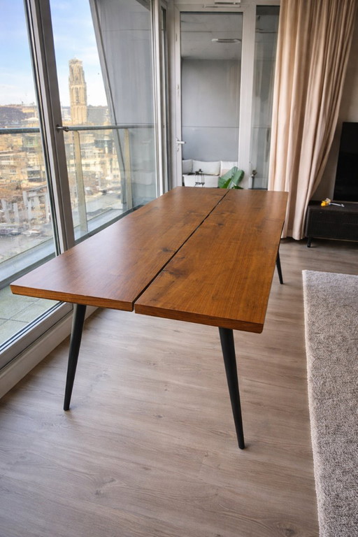 Westwing dining table walnut look - mid-century style
