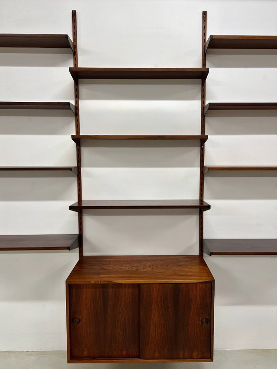 Image 1 of Sistema a parete modulare in palissandro di Kai Kristiansen per Feldballes