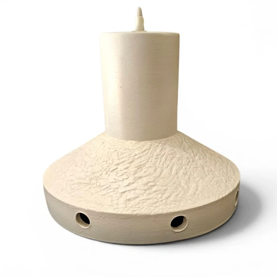 Matglazen keramische hanglamp/ jaren 70 – Hanglampen, Ceramic (photo 10 of 19)
