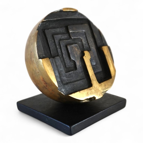 Image 1 of Bronze Sculpture Labyrinth by Fanna Roncoroni, 1970