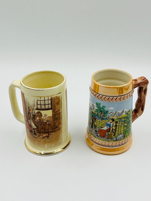 Lot 2 Chopes à Bière Vintage