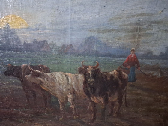 Peinture à l'huile avec petites éclats – Peintures et dessins, Toile (photo 4 of 5)