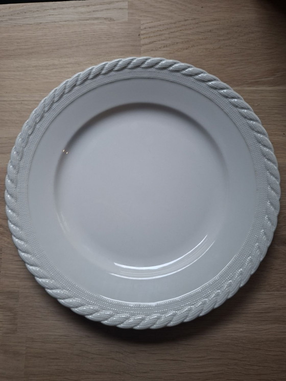 Piatto piano RALPH LAUREN Clearwater 1992, Servizi da tavola, Ceramica, Porcellana, Bianco (foto 2 di 6)