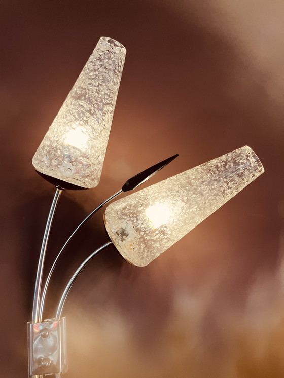 Image 1 of Set di lampade da parete Tulip francesi anni Cinquanta