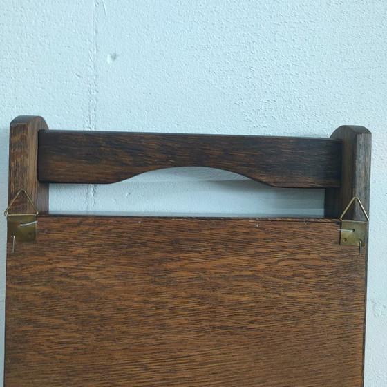 Image 1 of Portaspezie in legno vintage (presumibilmente antico) (con ganci per appendere)