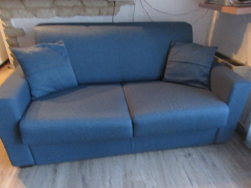 Blauwe tweezits Slaapbank