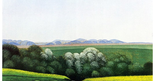 Image 1 of Taubert, Gerhard - Landscape - Color offset lithograph