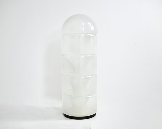 Image 1 of Lampada da terra Sfumato LT316 in vetro di Murano, disegnata da Carlo Nason per Mazzega, anni '70.