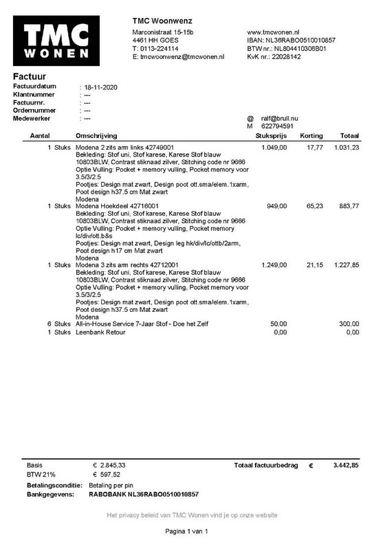 Image 1 of XOOON Modena Ecksofa | Karese-Stoff Blau | Designerfüße