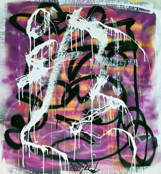 Tadas ZAICIKAS / TEDYZET - Echoes in White - Artist canvas