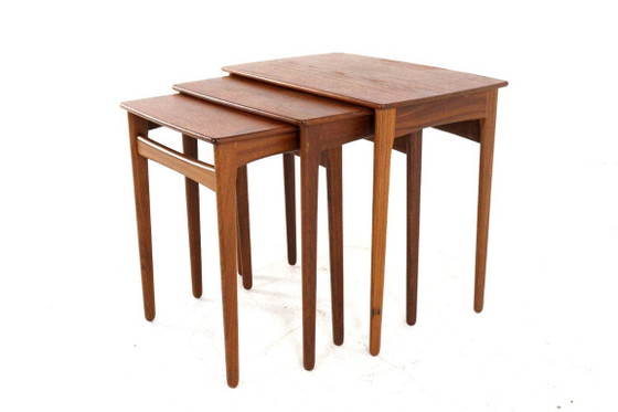 Svend Åge Madsen Nesting Tables Vintage Deens Teak – Svend Age Madsen, Bijzettafels, Wood (photo 10 of 22)