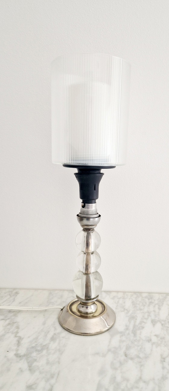 Image 1 of Lampada in stile Jacques Adnet degli anni &#39;50