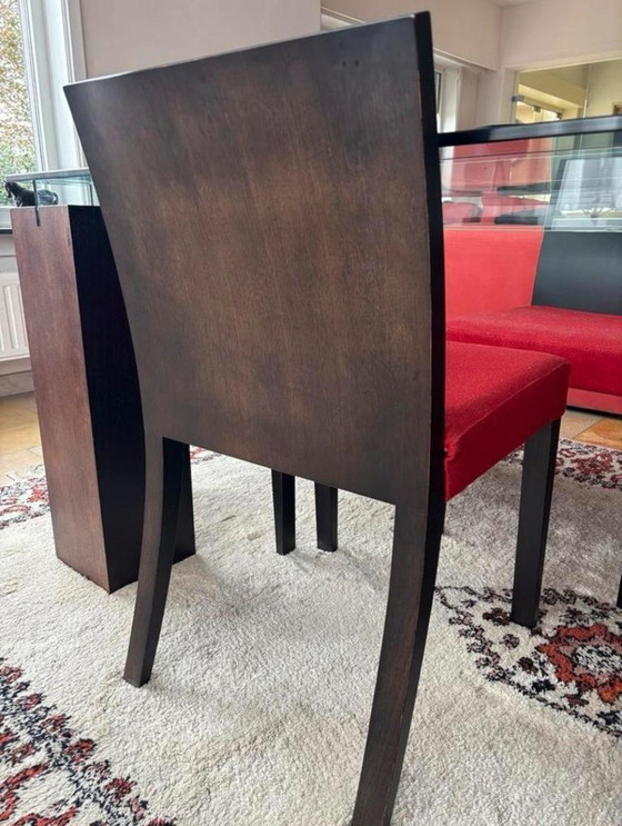 Image 1 of Vintage dining table Roche Bobois + 6 chairs