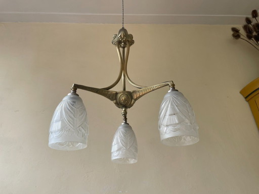 Jugendstil Plafondlamp Hanglamp Frans