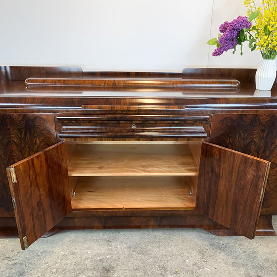 Image 1 of Art Deco buffet, walnut and burl wood, ca. 1930s