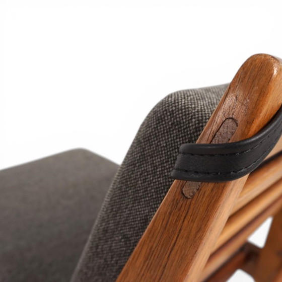 Image 1 of Silla de caza con otomana de Heinz Heger para PGH Erzgebirgisches Kunsthandwerk, 1960