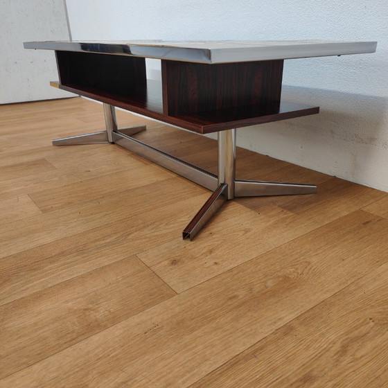 Image 1 of Vintage Mid-Century coffee table, tile table, 1960s coffee table