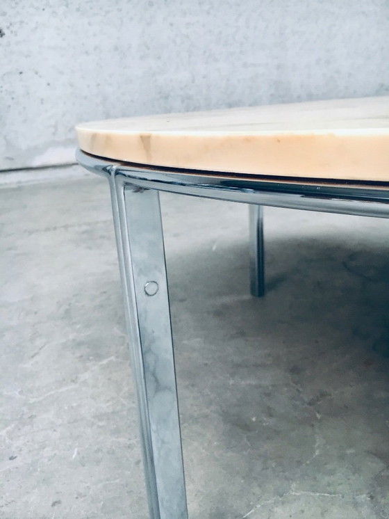 Image 1 of Couchtisch aus Marmor im italienischen Midcentury-Modern-Stil, Italien, 1960er Jahre