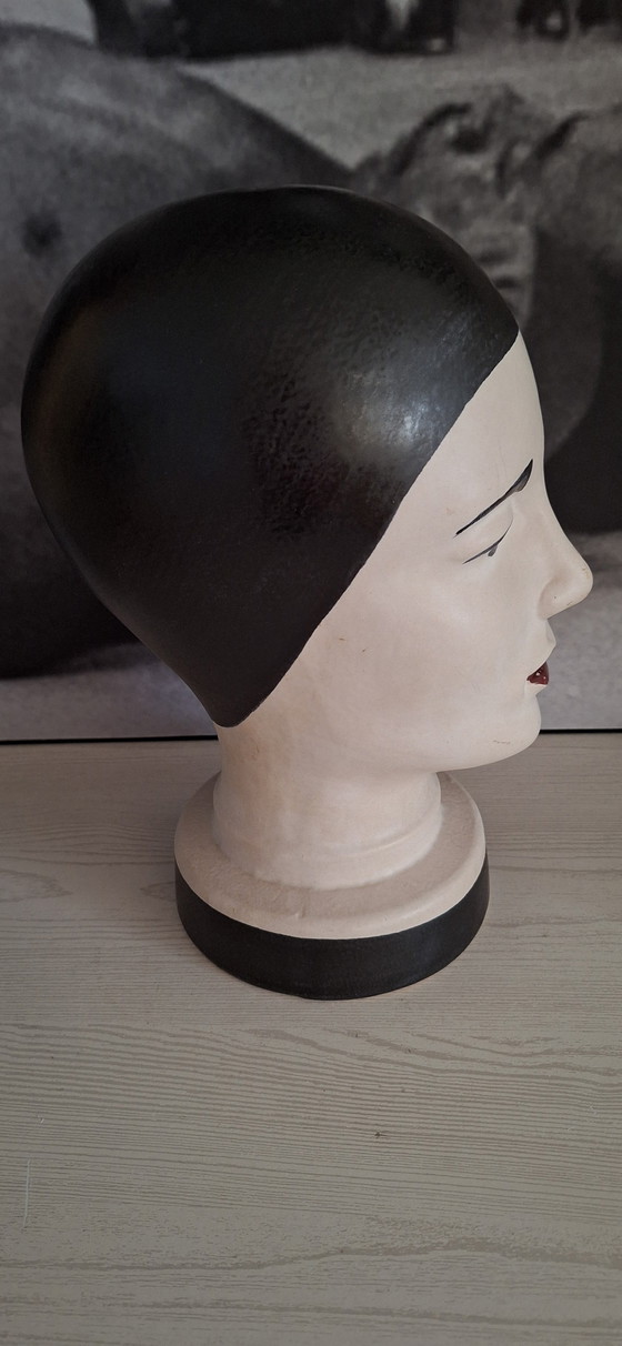 Image 1 of Têtes de Pierot vintage d'Allemagne de l'Ouest