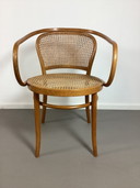 Vintage 210 Stoel Rotan Gebogen Hout