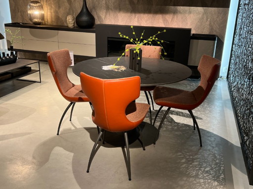 Callas y conjunto – Leolux, eetkamerstoelen, Leather (photo 2 of 8)