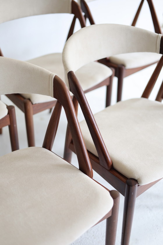 Image 1 of Set of 6 dining chairs model 31, Kai Kristiansen, 1960s