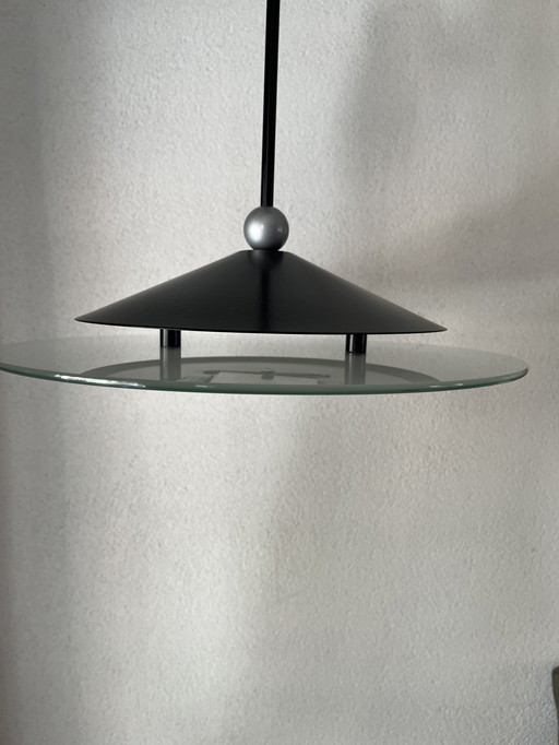 Beautiful design vintage ufo pendant lamp Diablo by Dijkstra Lampen
