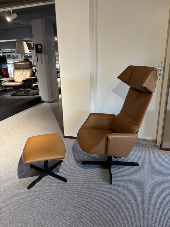 Image 1 of 1x De Sede Recliner + Footstool 0343/01