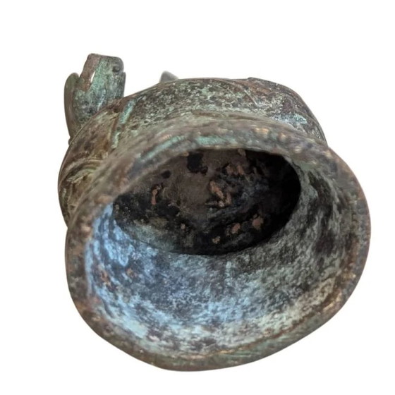Khmer Lokeshvara Reisbeeld – Antiek Brons, Beschermende Bodhisattva kavel 146 – Beeldhouwkunst, Bronze (photo 7 of 7)