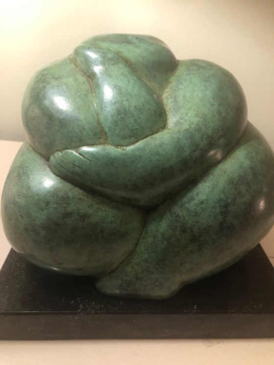 Beautiful Green Bronze Statue – Sculpture, Stone (photo 2 of 12)