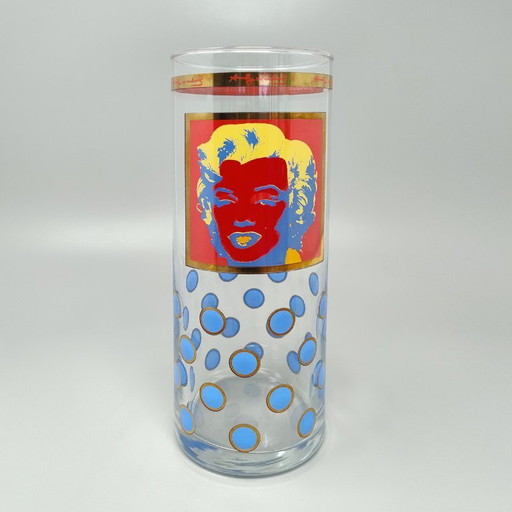1990s Astonishing Andy Warhol Vase for Egizia. Made in Italy
