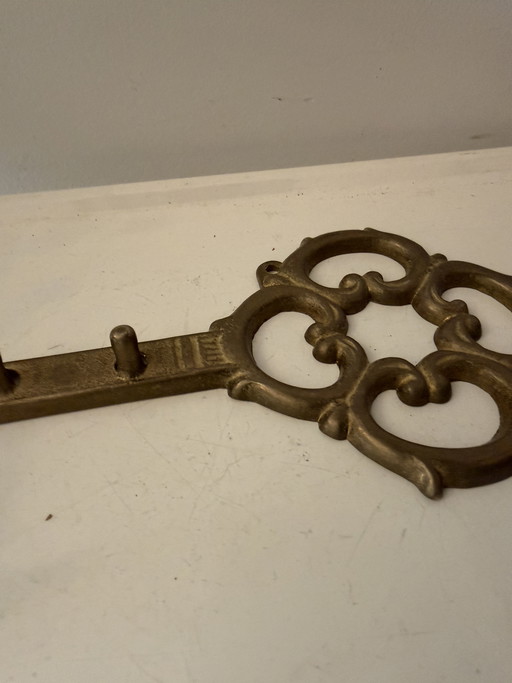 Brass key rack