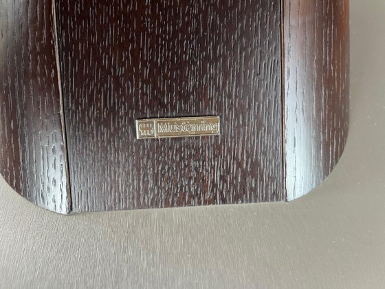Image 1 of Eetkamertafel glas/wenge hout
