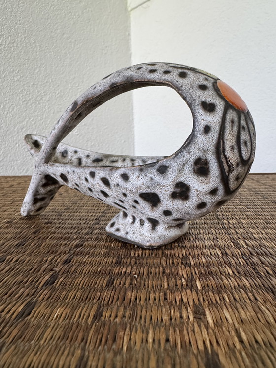 Image 1 of Keramisch sieradenbakje van Vallauris Bessone uit de jaren 60.