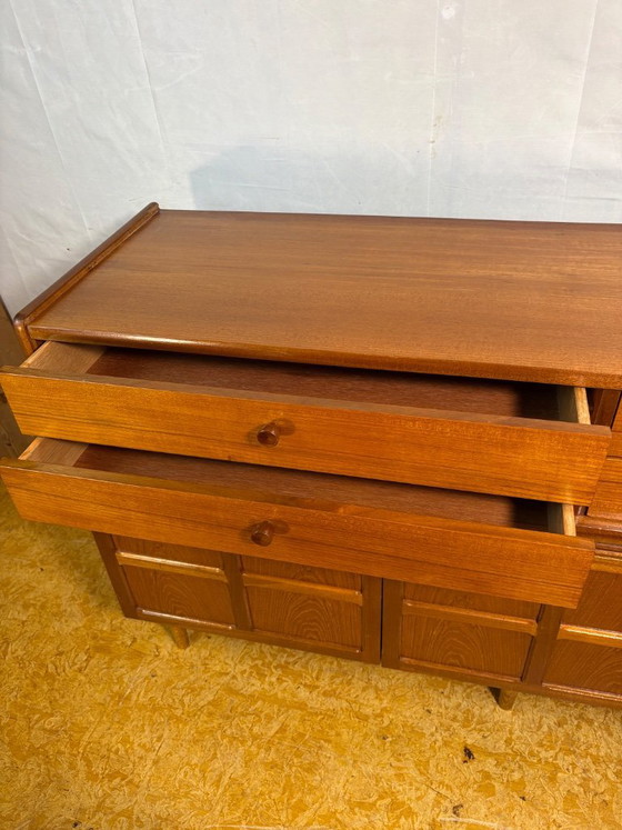 Mid Century Retro Vintage Teak Sideboard by Nathan (Circa 1960–1970) A Stylish and Highly Versatile Mid (photo 8 of 10)