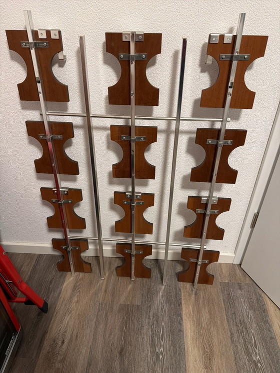 Appendiabiti da parete, anni '60 '70, Design Danmark, Mid-Century – Scaffali a muro, Legno (photo 2 of 5)