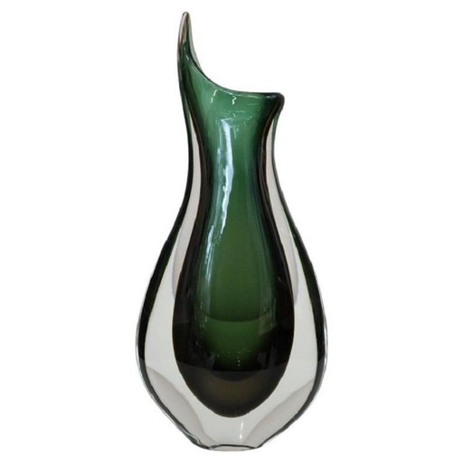 Große Vase aus Murano-Kunstglas, Italien, 1960er Jahre