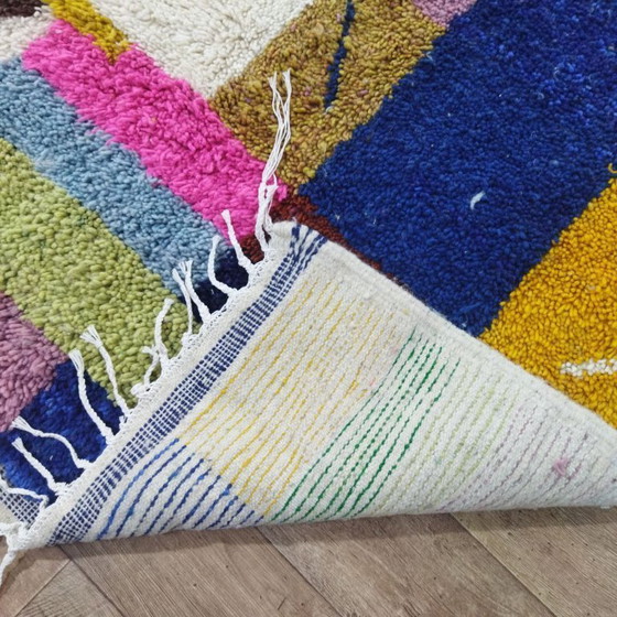 Image 1 of Colorful Berber Rug – Colorful Berber Carpet | Moroccan Wool Rug | 240 × 157 cm