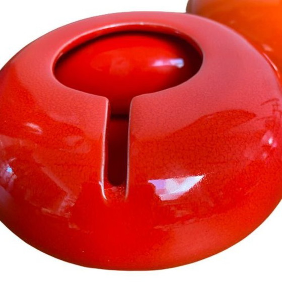 Image 1 of Cendrier vintage - Boccato/Gigante/Zambusi - Sicart - Faïence - Space Age - 1960