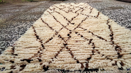 Image 1 of Handgeknoopt Berber kleed wol 220x75cm