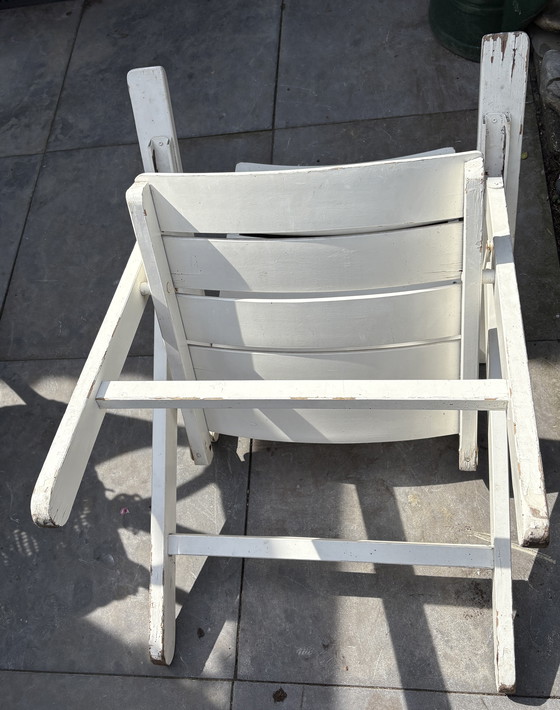 Image 1 of Vintage Herlag wooden garden chairs and table