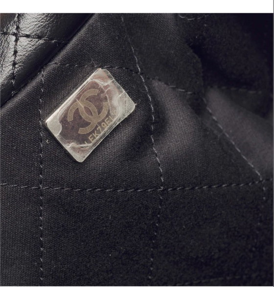 Image 1 of Borsa CHANEL Chanel 22 in cuoio nero - 103377