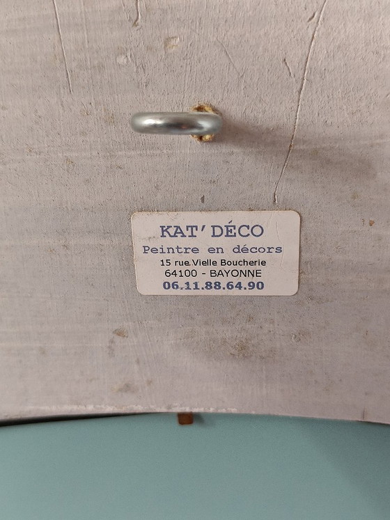 Image 1 of Specchio con frontone dorato