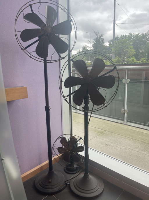Antique fans (3)
