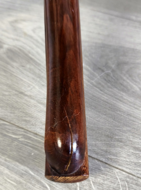 Originaler antiker Thonet-Stil verstellbarer Bugholz Klavierhocker / Drehhocker (gestempelt 914) – Metal (photo 7 of 13)