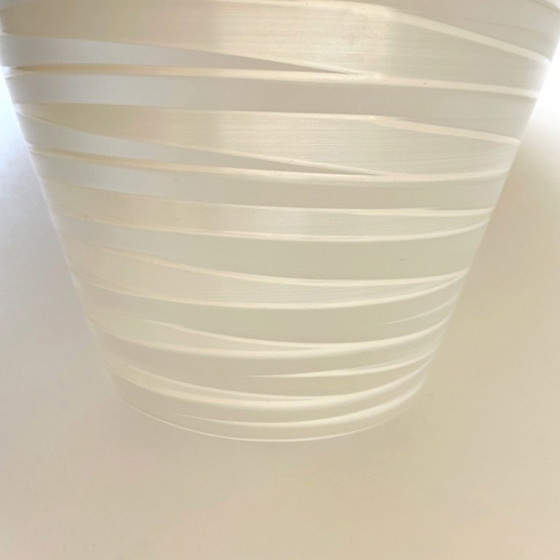 Image 1 of Lampada Mid Century Modern in vetro opalino, design olandese