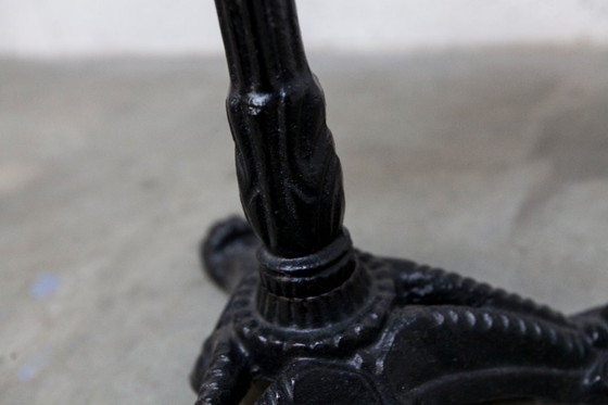 Image 1 of Marble and cast iron plant stand, 1960s, D30